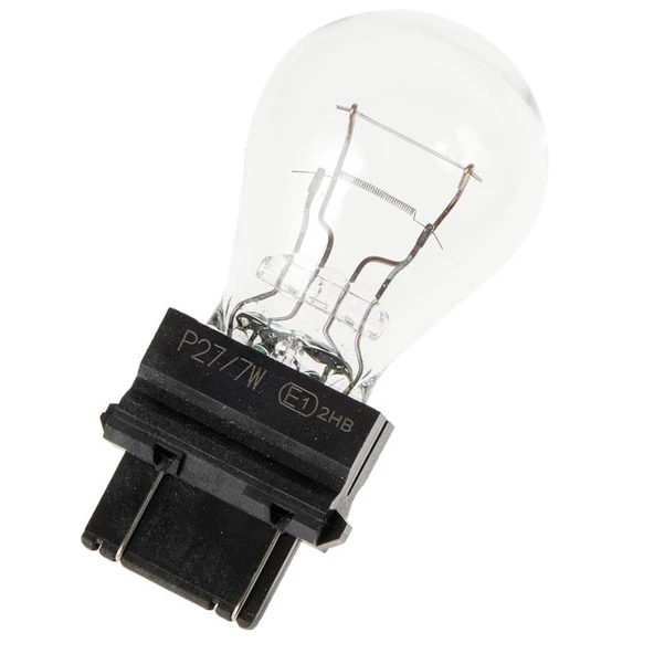 Osram Siyah Plastik Soketli Stop Sinyal Ampül 12V 27/7W(10Adet) - 3