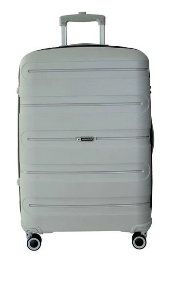 Vegmann Polipropilen (PP) Atlas Gri Orta Boy Valiz - 2