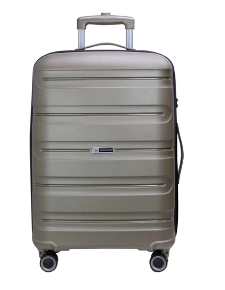 Vegmann Polipropilen (PP) Atlas Gold Orta Boy Valiz - Resim 2