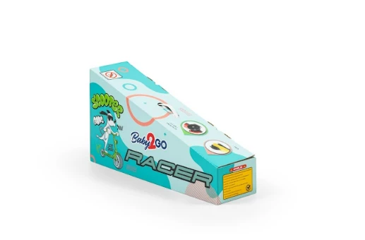 Baby2Go Racer Işıklı Scooter Gri - 4