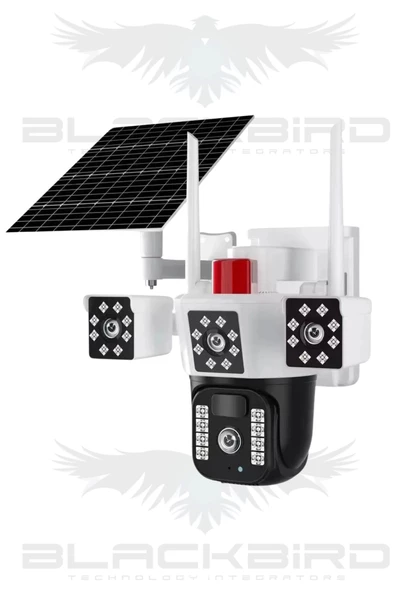 Okam-3030 6 Mp 4G Solar Dual Lens Alert Ptz Kamera