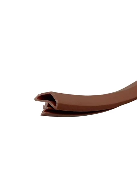 Contacall Ahşap Kapı Fitili Amerikan Panel Kapı Contası Ortadan Tırnaklı 25 Metre Kiremit - Resim 2