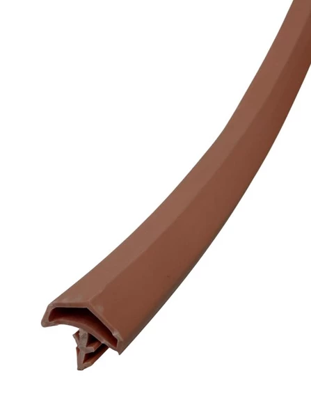 Contacall Ahşap Kapı Fitili Amerikan Panel Kapı Contası Ortadan Tırnaklı 25 Metre Kiremit - Resim 3