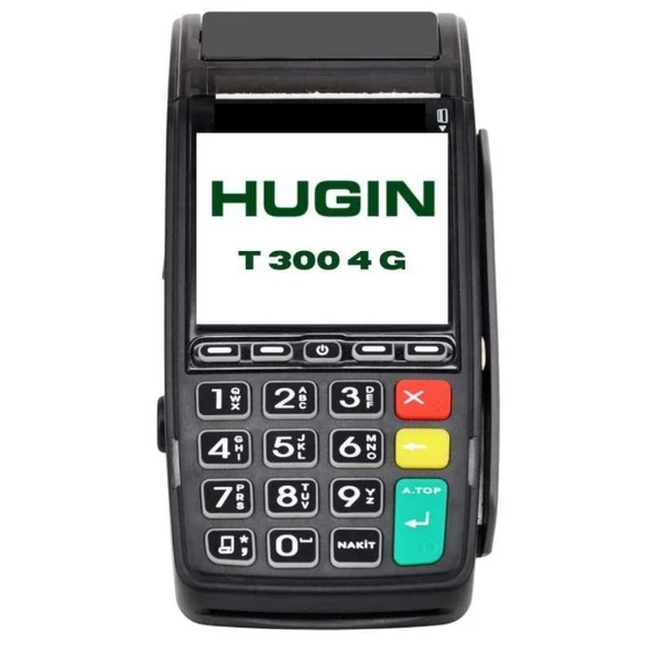 Hugin Tiger T300 4G Yeni Nesil Yazarkasa-Pos Cihazı, Dokunmatik ekran ve Temassız Ödeme