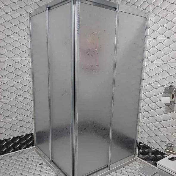 Teknesiz Duşakabin Mika Plastik Camlı ND409 - 2