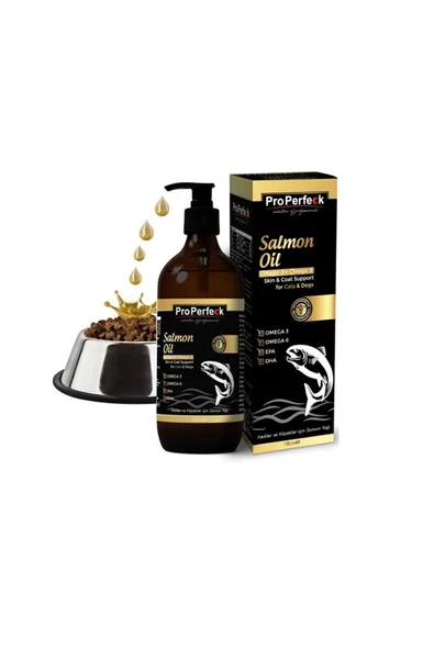 Kedi Köpek Somon Yağı Salmon Oil 150 ml Kedi Ve Köpekler Için Omega 3 Ve 6 Içerikli Somon Yağı