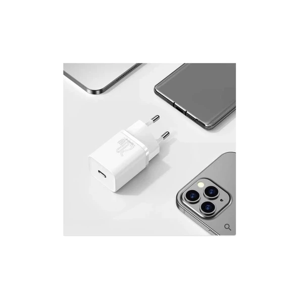 Baseus Super Si Qc 20W Fotoğraf Makinesi, Kamera,telefon,tablet Uyumlu Beyaz - 2