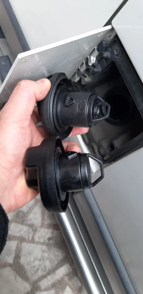 CITROEN JUMPER Yakıt Depo Kapağı Anahtarlı Kilitli İç Kapak  Yan Sanayi Türk Malı - 9