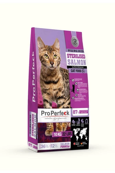 PREMİUM KISIRLAŞTIRILMIŞ SOMONLU PORTAKALLI KEDİ MAMASI 10 KG