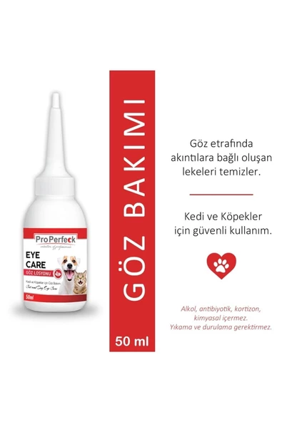 Kedi Ve Köpek Göz Temizleme Losyonu 50 Ml