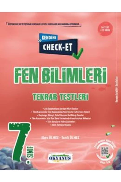 7. Sınıf Kendini Check - Et Fen Bilimleri Tekrar