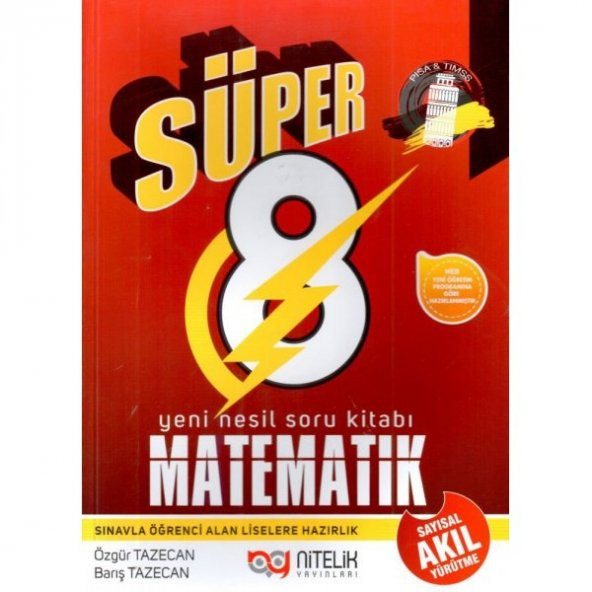 Nitelik 8.Sınıf  Nesil Süper Matematik Soru Kitabı