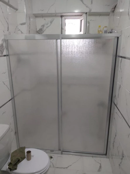 Teknesiz Duşakabin Mika Plastik Camlı ND412 - 2