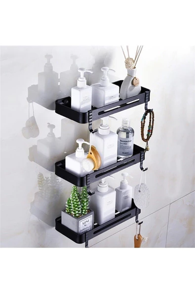 Metal Banyo Düzenleyici Organizer Şampuan Rafı - 7