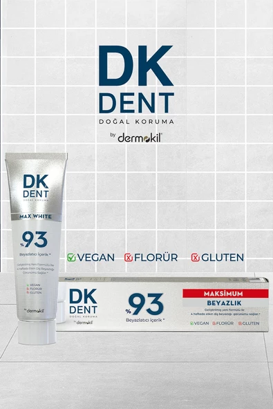 Dermokil Dk Dent %93 Beyazlatıcı İçerik Diş Macunu 75 Ml - 2