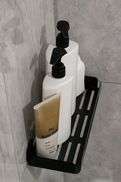Metal Banyo Düzenleyici Organizer Şampuan Rafı - 4