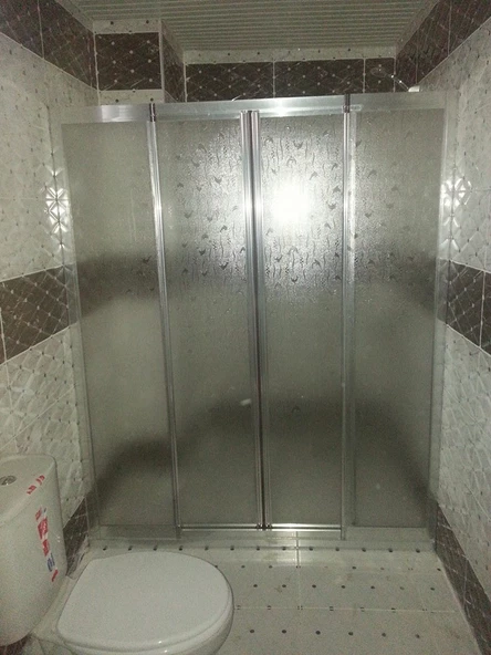 Teknesiz Duşakabin Mika Plastik Camlı ND415 - 3