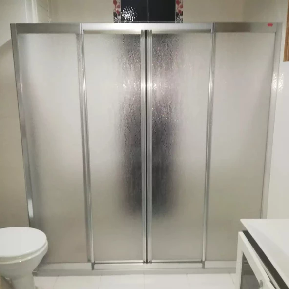 Teknesiz Duşakabin Mika Plastik Camlı ND415 - 2