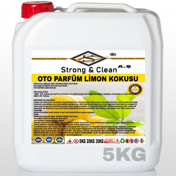 Oto Parfüm Limon Kokulu 5KG