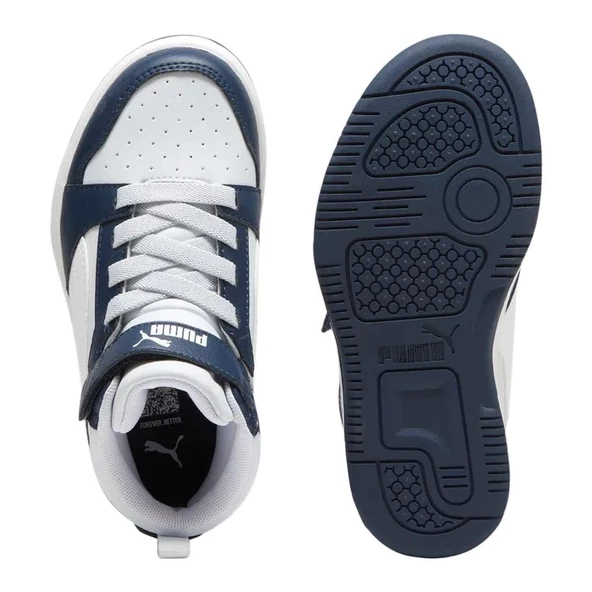 Puma 393832 17 Rebound V6 Mid AC+ PS Erkek Çocuk Ayakkabı - 4