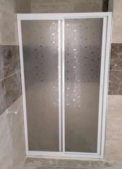 Teknesiz Plastik Mika Camlı Duşakabin ND401 - 3