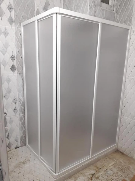 Teknesiz Plastik Mika Camlı Duşakabin ND405 - 2