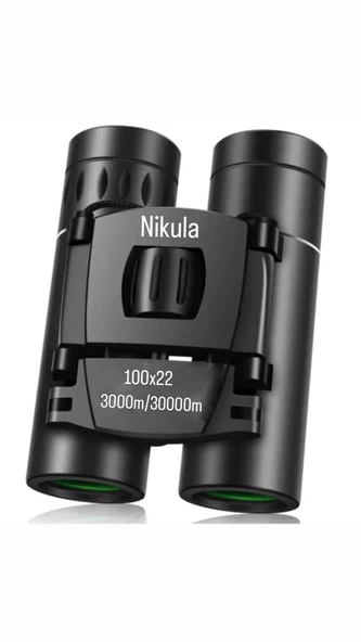 100x22 Cepte Taşımalı Kauçuk Kaplama Profesyonel Mini Dürbün-3000m/30000m - 3