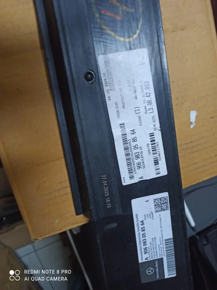 SÜRGÜLÜ ORTA KAPI KORUYUCU FOLYO PLASTİĞİ MERCEDES SPRİNTER 906 W906 - 5