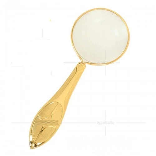 -Altın Renkli 5x-45mm Zarif Işlemeli özel Tasarlanmış Hediye Büyüteç-mg18155-7