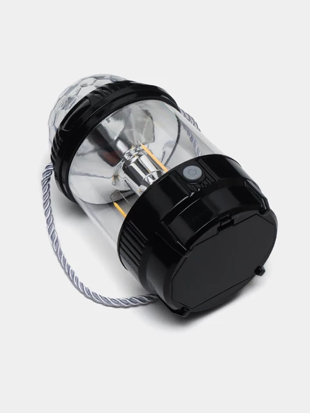 Gold Silver Çok Fonksiyonlu Disko Toplu RGB Fener, Kamp Lambası - 4