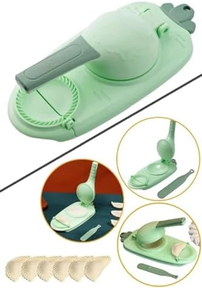 Mantı Ravioli Kalıbı, Hamur Presi, Hamuriçi Hazırlama Aparatı Pratik Mutfak Hamur Açma Aleti - 4