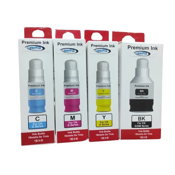 Perfix Pf GI Serisi Premium Set Şişeli Muadil Mürekkep