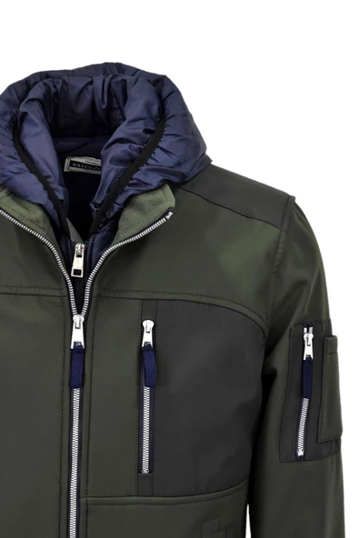 Erkek Kapüşonlu Spor Mont 85132 BGL-ST04172 - Resim 6