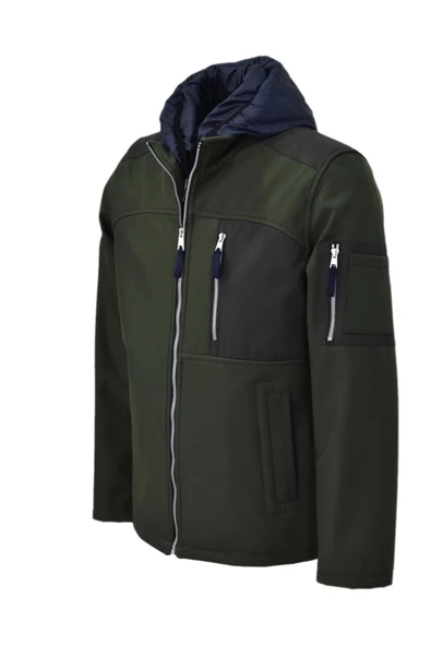 Erkek Kapüşonlu Spor Mont 85132 BGL-ST04172 - Resim 3