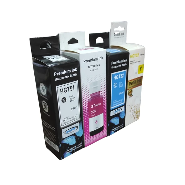 Perfix Hgt51- Hgt52  Üniversal Set Şişeli Muadil Mürekkep - 2