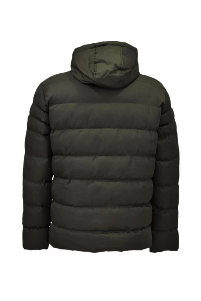 Erkek Kapüşonlu İç Kürklü Spor Mont 99526 BGL-ST04171 - Resim 7