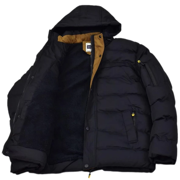 Erkek Kapüşonlu Spor Mont  99527 BGL-ST04179 - Resim 5