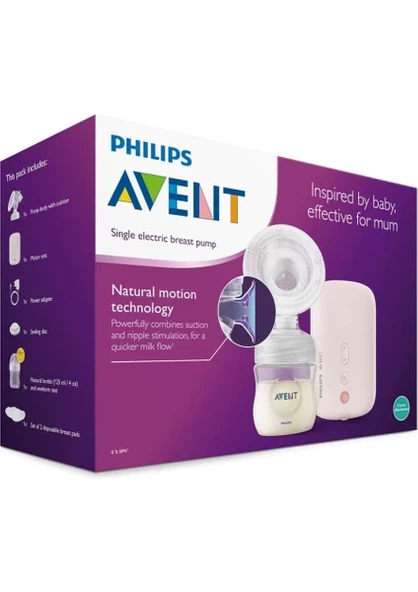Philips Avent SCF395/11 Geliştirilmiş Tekli Elektrikli Göğüs Pompası