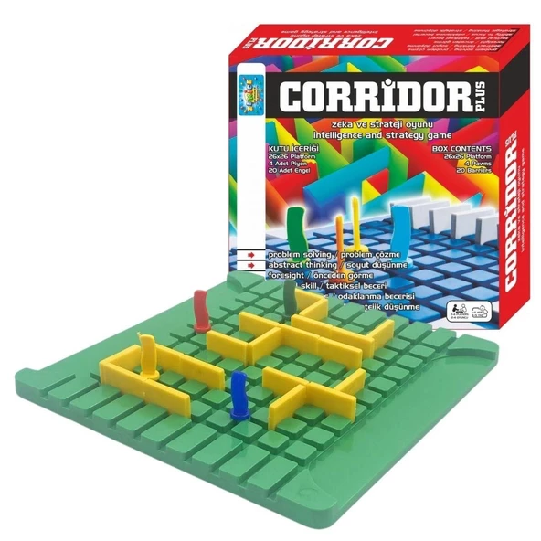 Corridor Plus Oyun Seti Zeka ve Strateji Oyunu Koridor Oyunu (4825)