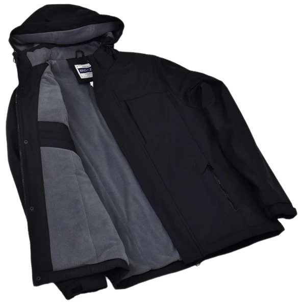 Erkek Kapüşonlu Spor Mont 99496 BGL-ST04180 - Resim 11