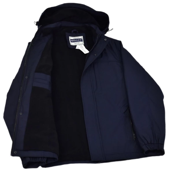 Erkek Kapüşonlu Spor Mont 99496 BGL-ST04180 - Resim 12