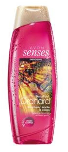 Avon Senses Energising Orchjard Rasberry Apple duş jeli