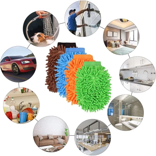 Mikrofiber Araç Yıkama Eldiveni - 3