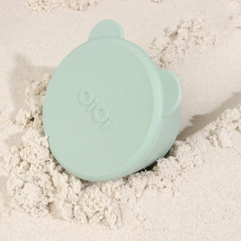 OiOi Silikon Kapaklı Mini Kase 2'Li Mini Bites River Green / Powder Grey - 2