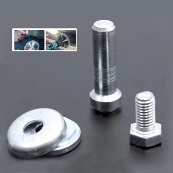 Daire Testere Bıçağı Ağaç Odun Ahşap Sunta Kesme Testeresi 115 mm 40 Diş + Matkap Aparatı - 5