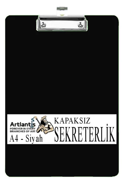 Sekreterlik Kapaksız A4 1 Adet Renkli A4 Kapaksız Sekreterlik Klipsli Metal Mekanizmalı 80 Yaprak Kapasiteli - 6