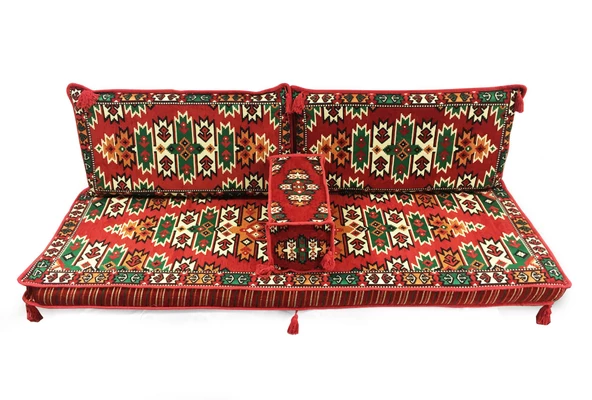 Shark Anatolia Apaçi Şark Köşesi İkili Sedir Takımı Kırmızı - 5