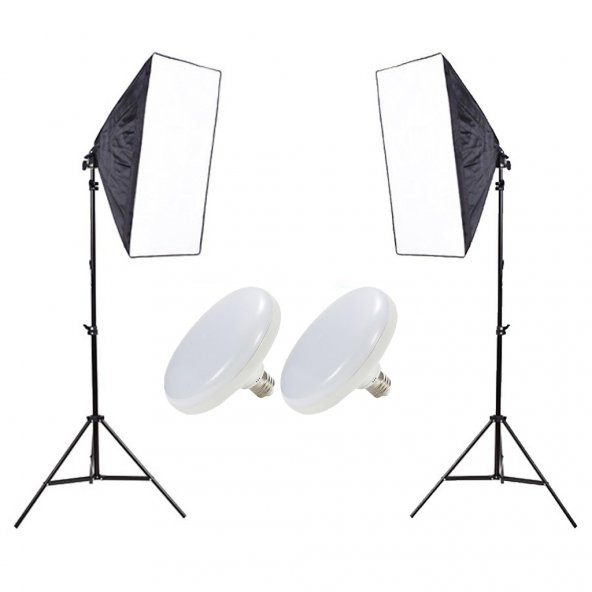 Deyatech Softbox 50X70cm Led Lambalı Kit Youtube Sürekli Kit