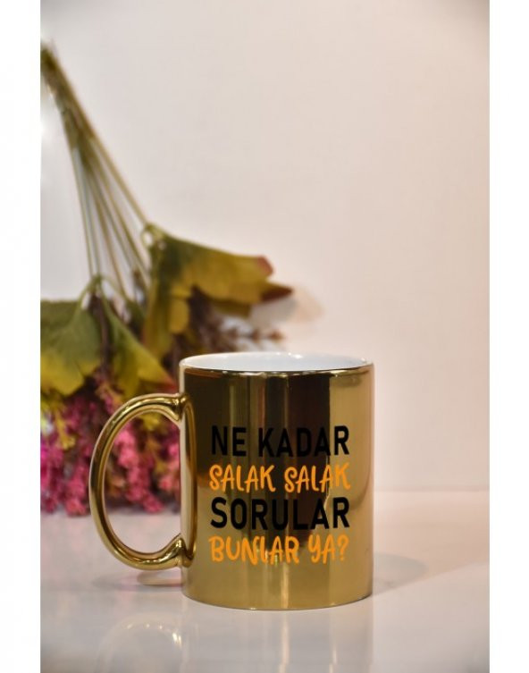 Ne Kadar Salak Salak Sorular Bunlar Ya Baskılı Kupa Bardak - 12