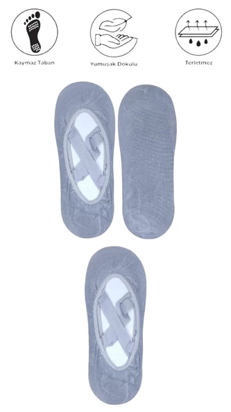 1 Adet Bayan Kaydırmaz Tabanlı Yoga Pilates Fitness Dans ve Spor Çorabı - 7